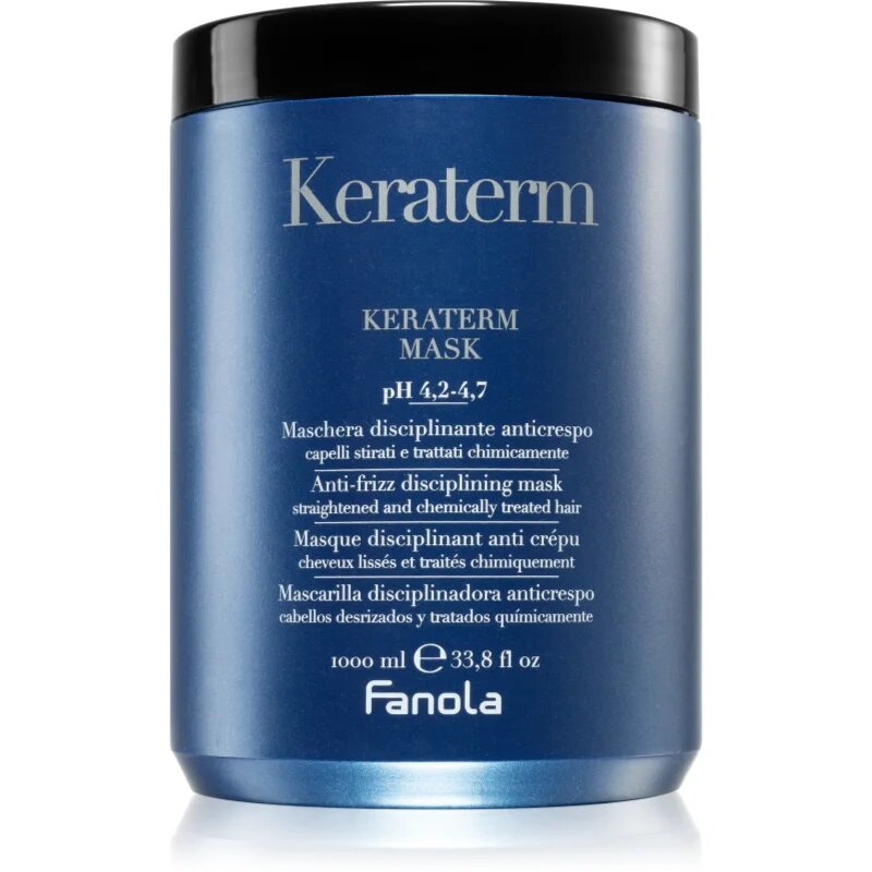Fanola Keraterm Mask kisimító maszk a rakoncátlan és töredezett hajra 1000 ml