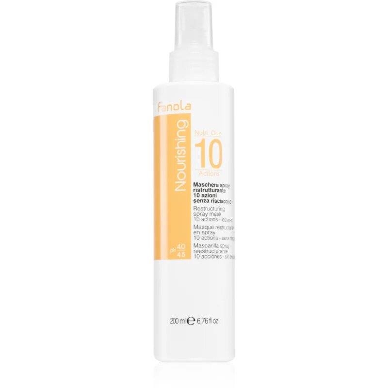 Fanola Nourishing leöblítést nem igénylő spray a táplálásért és hidratálásért 200 ml