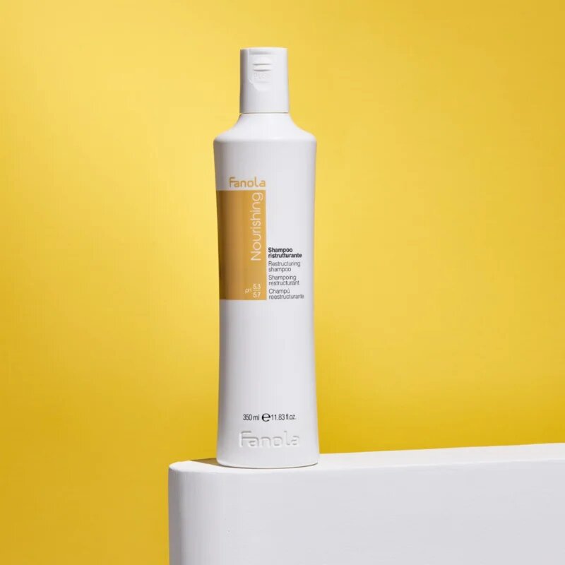 Fanola Nourishing Restructuring Shampoo tápláló sampon száraz és sérült hajra 350 ml