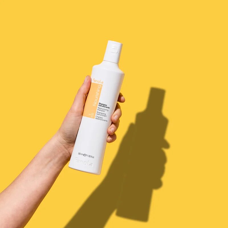 Fanola Nourishing Restructuring Shampoo tápláló sampon száraz és sérült hajra 350 ml