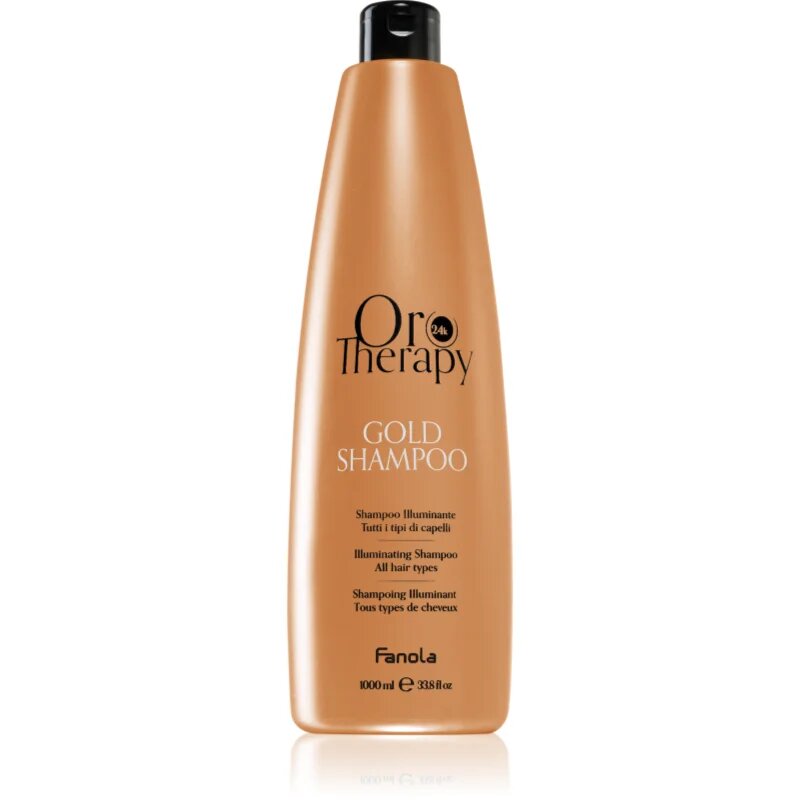Fanola Oro Therapy Gold Shampoo hidratáló sampon 24 karátos arannyal 1000 ml