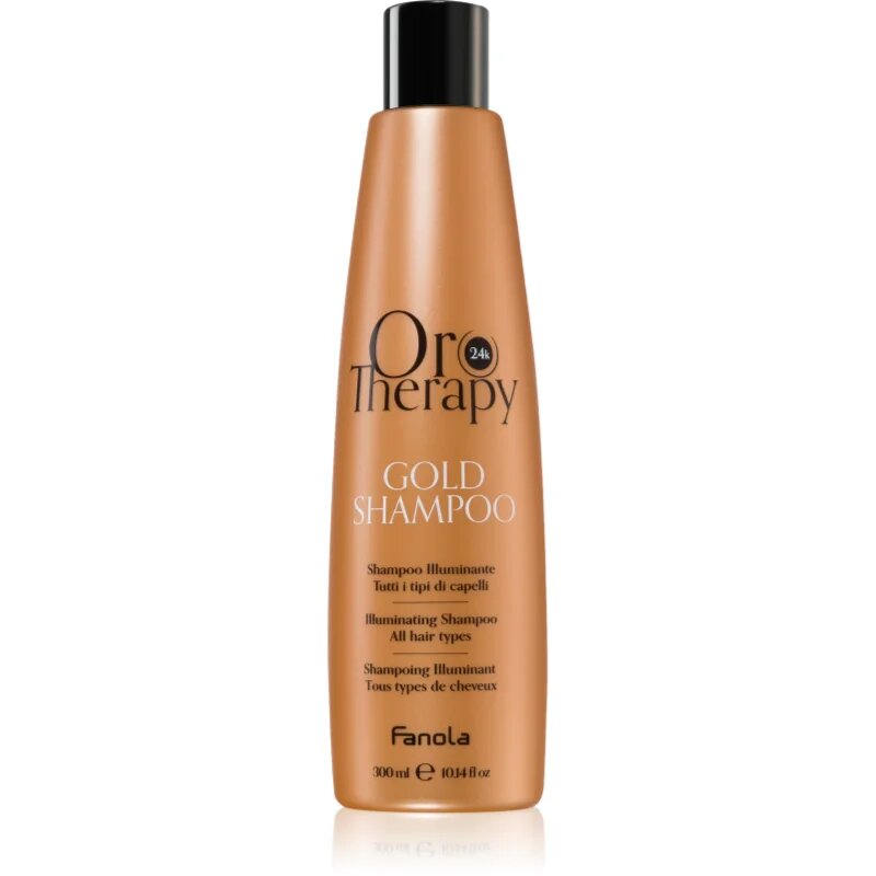 Fanola Oro Therapy Gold Shampoo hidratáló sampon 24 karátos arannyal 300 ml