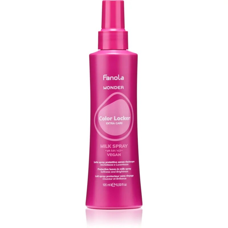 Fanola Wonder Color Locker Milk Spray bőrvédő tej spray formában festett hajra 195 ml
