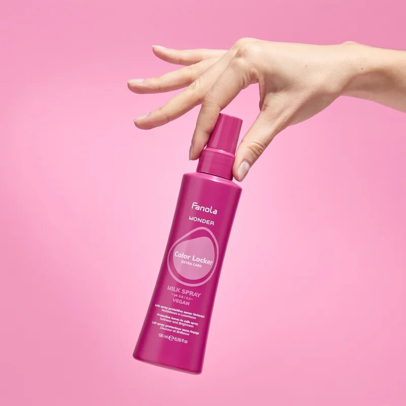 Fanola Wonder Color Locker Milk Spray bőrvédő tej spray formában festett hajra 195 ml