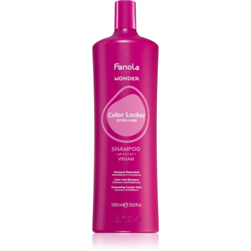 Fanola Wonder Color Locker Shampoo élénkítő és erősítő sampon a festett hajra 1000 ml