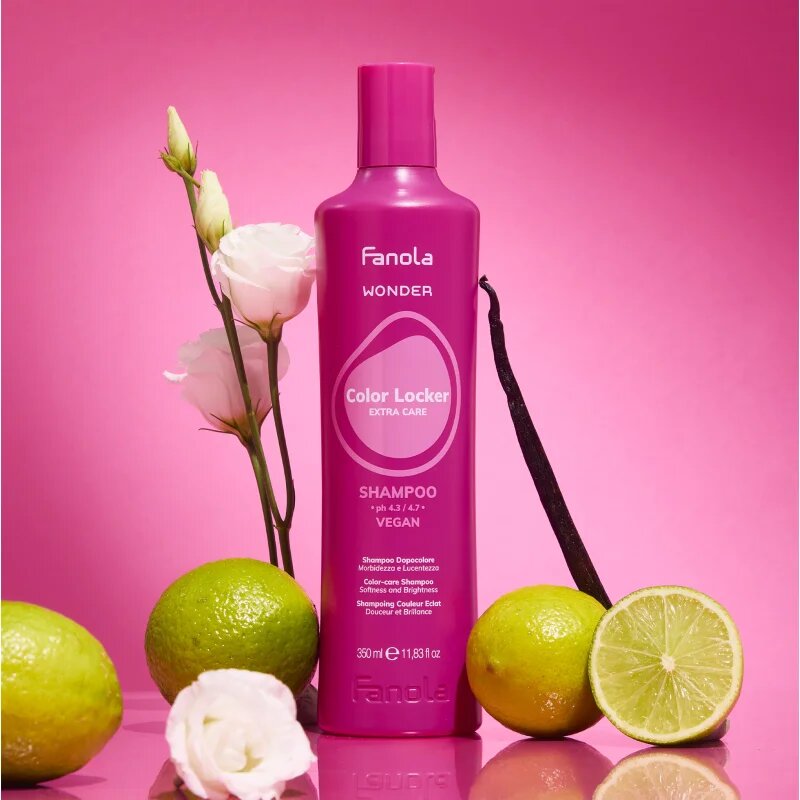 Fanola Wonder Color Locker Shampoo élénkítő és erősítő sampon a festett hajra 350 ml