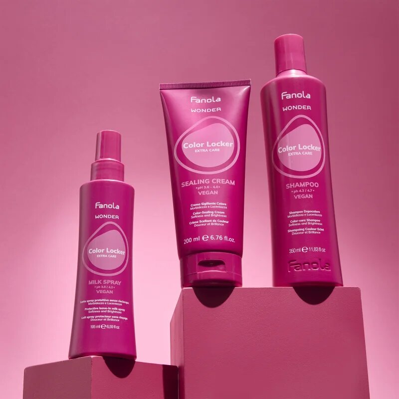Fanola Wonder Color Locker Shampoo élénkítő és erősítő sampon a festett hajra 350 ml