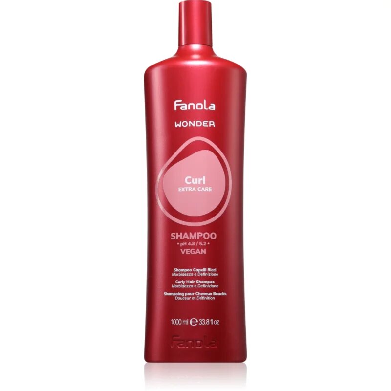 Fanola Wonder Curl Shampoo sampon hullámos és göndör hajra 1000 ml