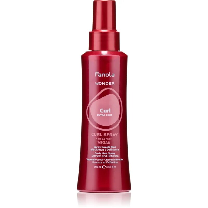 Fanola Wonder Curl Spray spray a hullámos haj kihangsúlyozására 150 ml