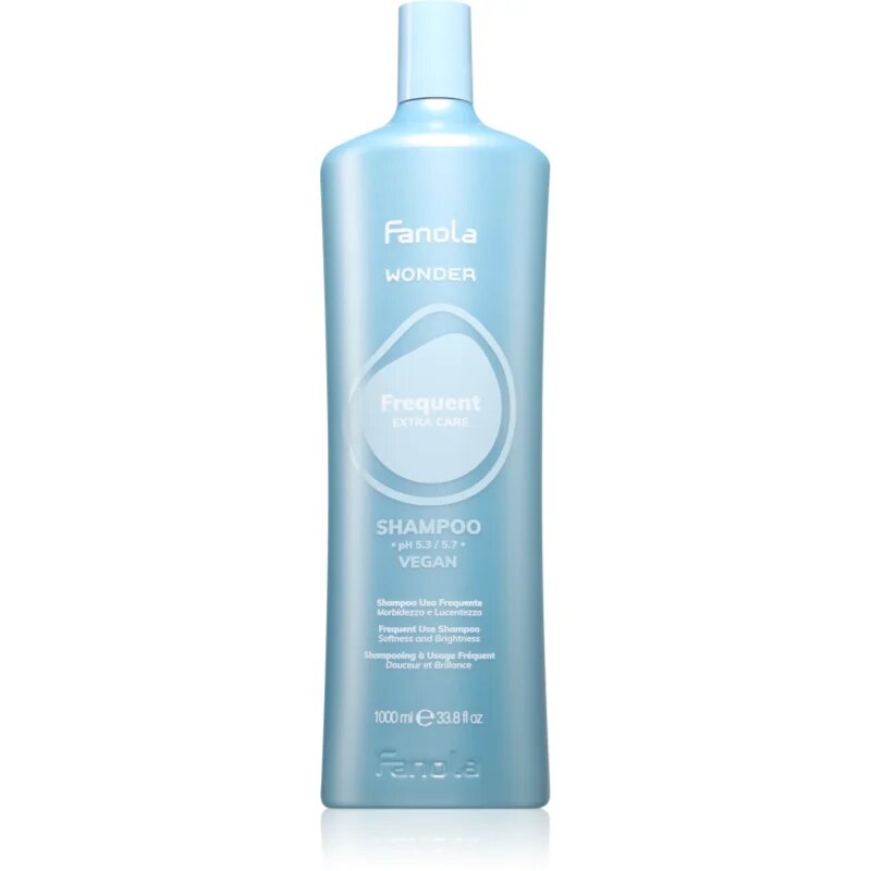 Fanola Wonder Frequent Shampoo sampon a fénylő és selymes hajért 1000 ml