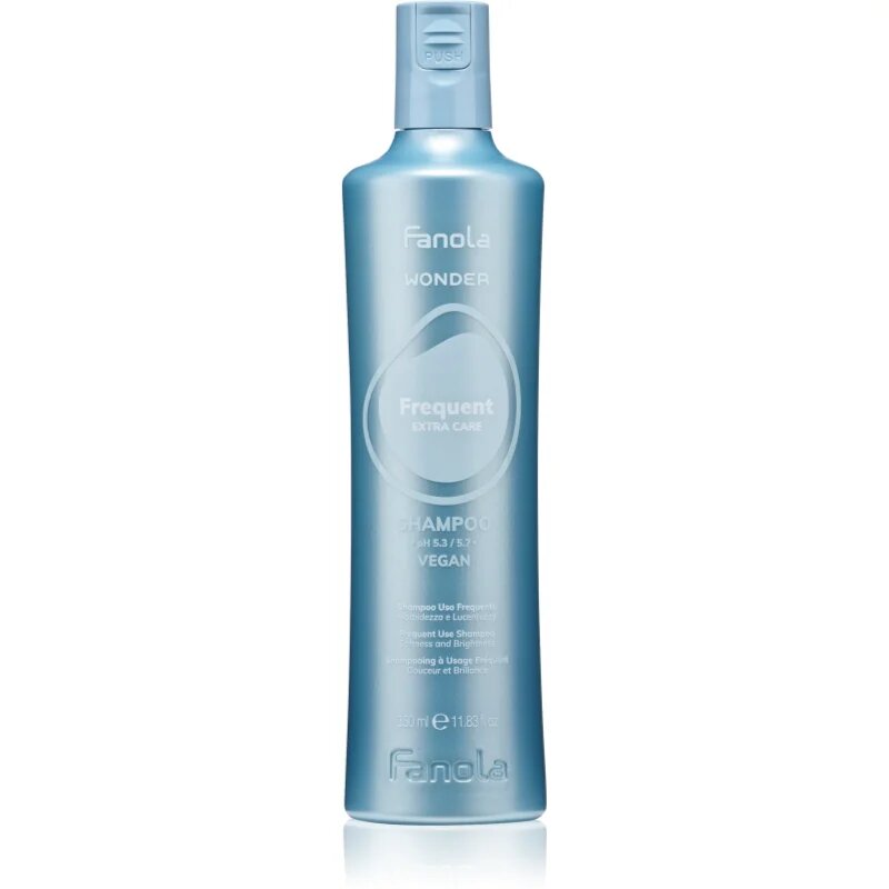 Fanola Wonder Frequent Shampoo sampon a fénylő és selymes hajért 350 ml