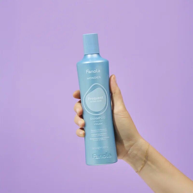 Fanola Wonder Frequent Shampoo sampon a fénylő és selymes hajért 350 ml