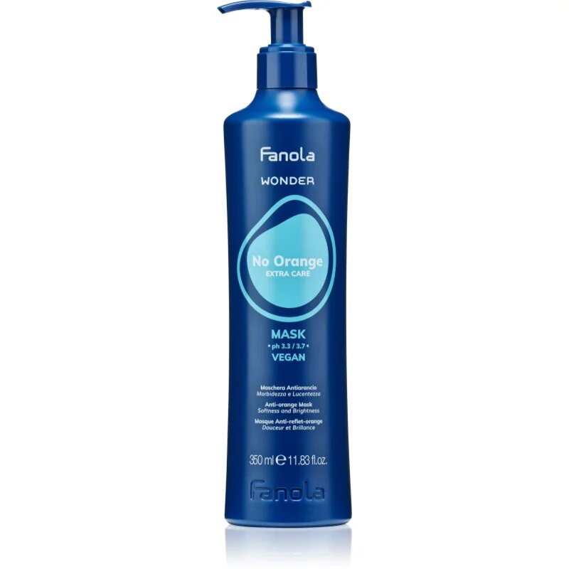 Fanola Wonder No Orange Mask maszk semlegesíti a narancssárgás árnyalatokat 350 ml