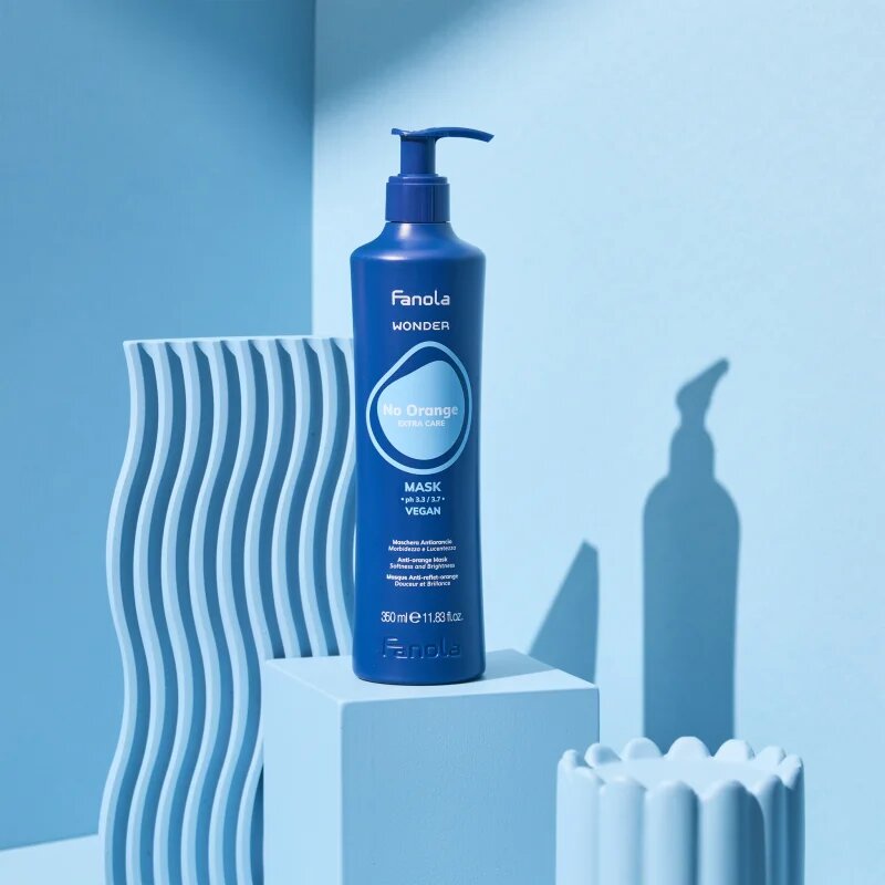 Fanola Wonder No Orange Mask maszk semlegesíti a narancssárgás árnyalatokat 350 ml