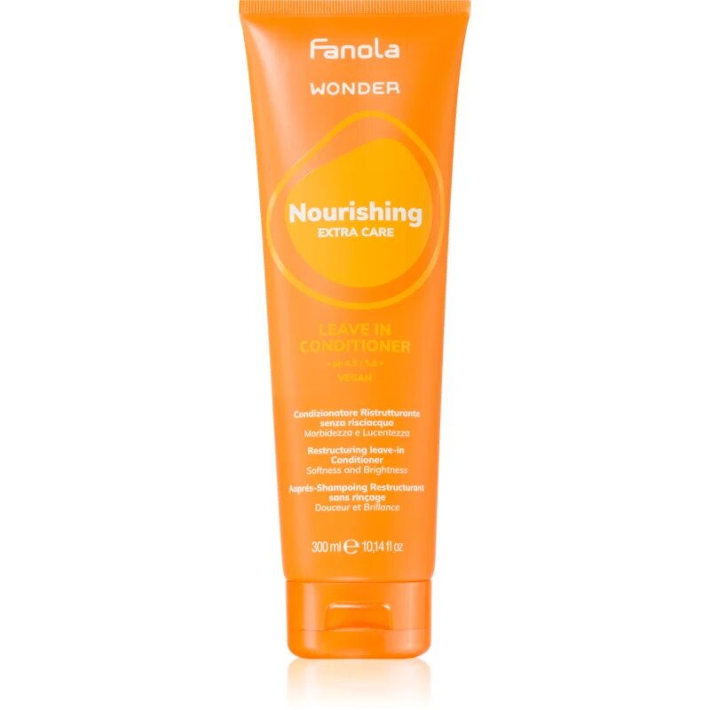 Fanola Wonder Nourishing Conditioner öblítés nélküli kondicionáló táplált és fényes hatásért 300 ml