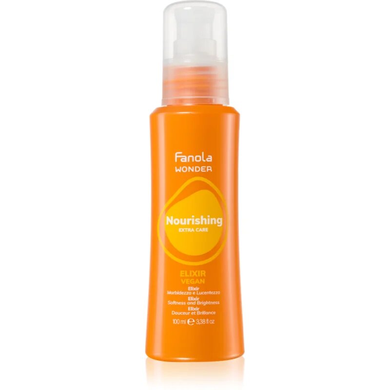 Fanola Wonder Nourishing Elixir szérum a hajra a fénylő és selymes hajért 100 ml
