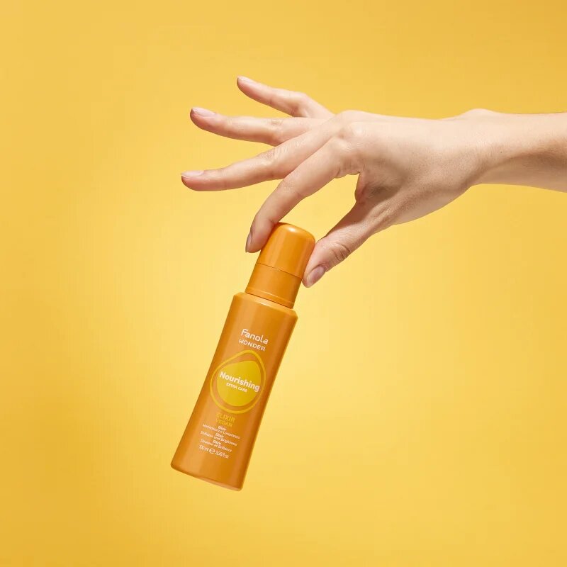 Fanola Wonder Nourishing Elixir szérum a hajra a fénylő és selymes hajért 100 ml