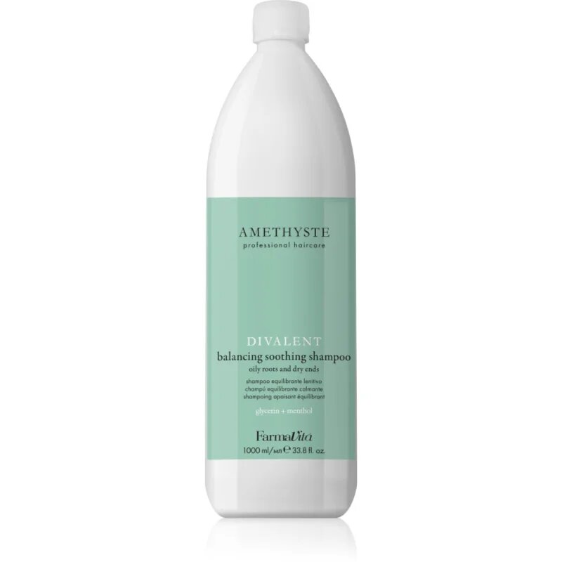 FarmaVita Amethyste Advance Divalent nyugtató sampon a száraz hajvégekre 1000 ml
