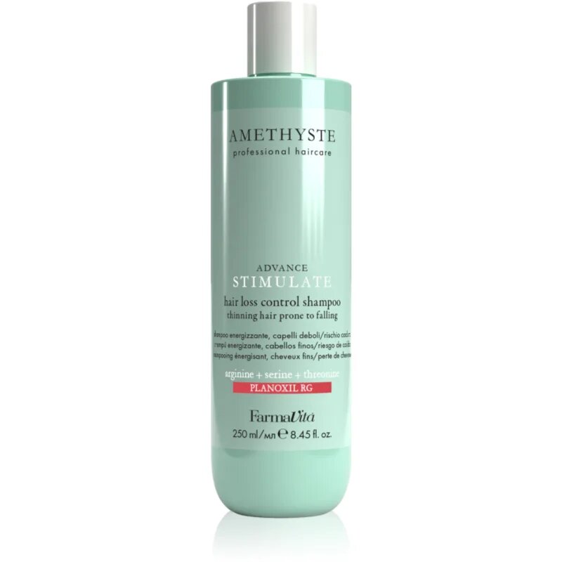FarmaVita Amethyste Advance Stimulate erősítő sampon a gyenge hullásra hajlamos hajra 250 ml