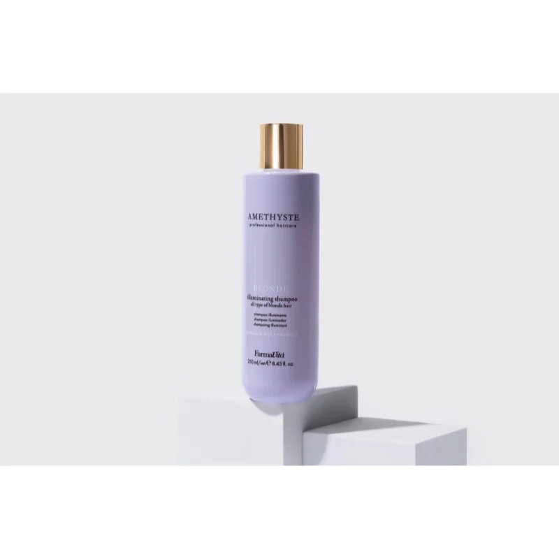 FarmaVita Amethyste Blonde lila sampon semlegesíti a sárgás tónusokat 250 ml