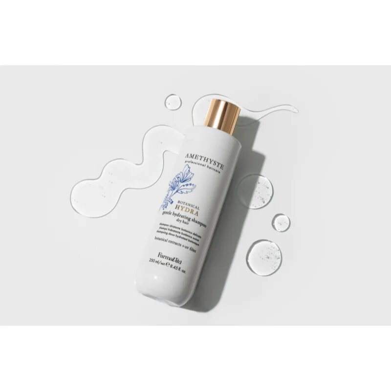FarmaVita Amethyste Botanical Hydra hidratáló sampon a gyengéd tisztításhoz UV szűrővel 250 ml