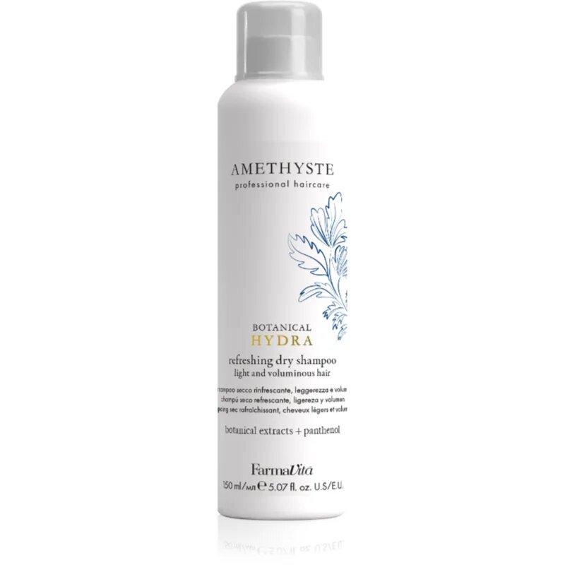 FarmaVita Amethyste Botanical Hydra száraz sampon hidratáló hatással UV szűrővel 150 ml