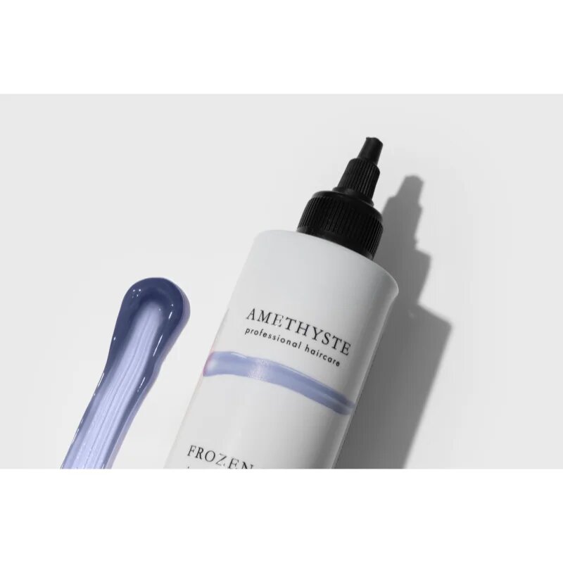 FarmaVita Amethyste Instant Colouring Fluid színező pakolás ősz hajra árnyalat Lilac Frozen 250 ml