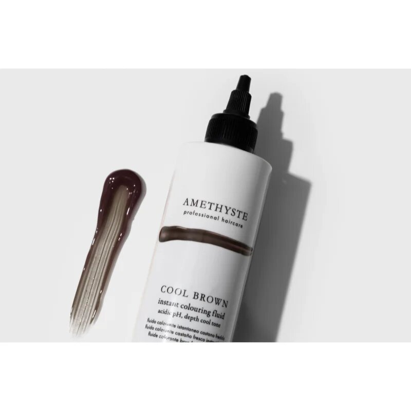 FarmaVita Amethyste Instant Colouring Fluid színező pakolás pro studené odstíny hnědé árnyalat Cool Brown 250 ml