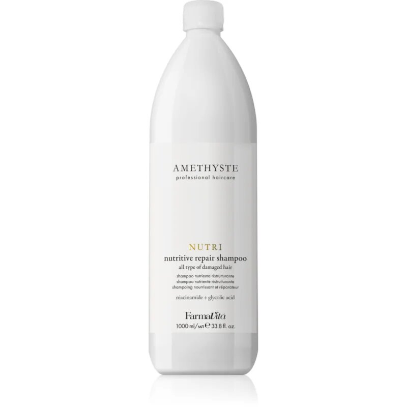 FarmaVita Amethyste Nutri hajerősítő sampon a sérült hajra 1000 ml