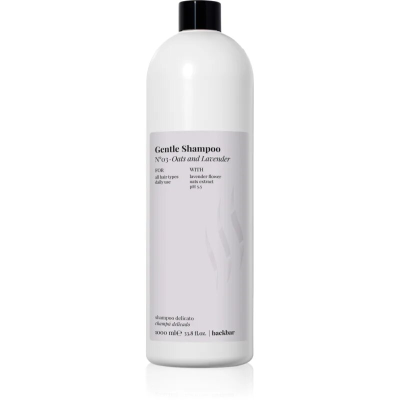 FarmaVita Backbar Gentle hidratáló sampon a gyengéd tisztításhoz 1000 ml