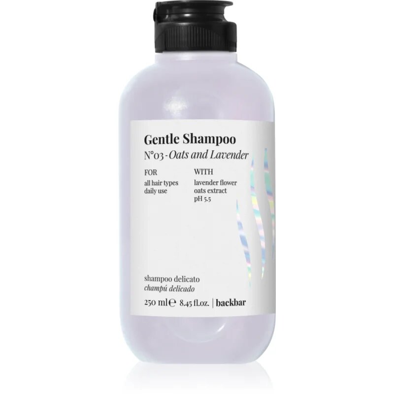 FarmaVita Backbar Gentle hidratáló sampon a gyengéd tisztításhoz 250 ml