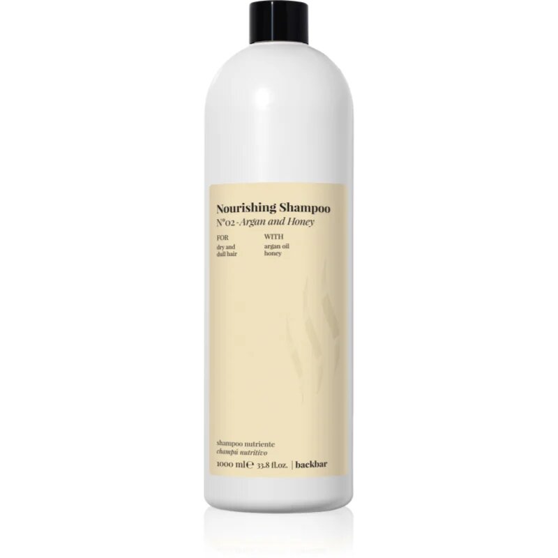 FarmaVita Backbar Nourishing tápláló sampon a haj regenerálásáért és megerősítéséért 1000 ml