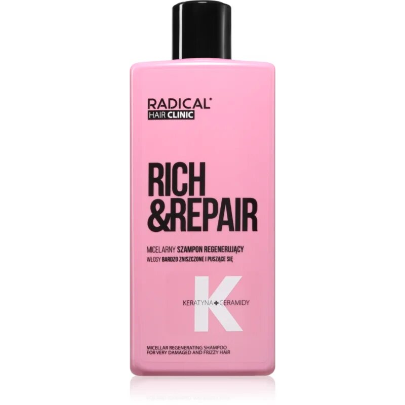 Farmona Hair Clinic Micellar Regenerating Shampoo micellás sampon a sérült töredezett hajra 300 ml