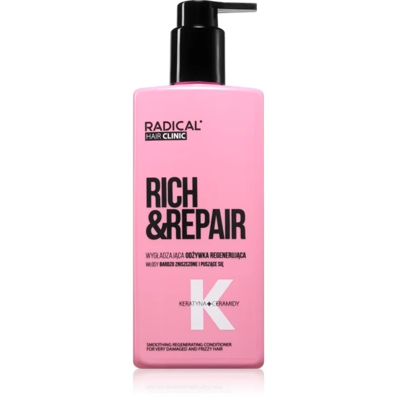 Farmona Hair Clinic Smoothing Regenerating Conditioner regeneráló kondicionáló száraz és sérült hajra 260 ml
