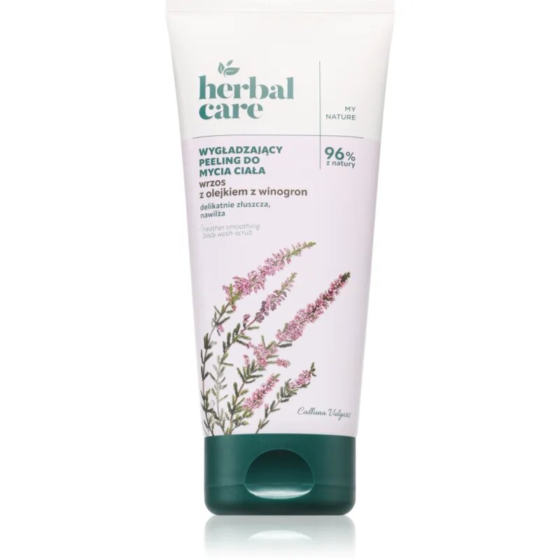 Farmona Herbal Care Heather Smoothing Body Wash-Scrub bőrlágyító tusfürdő gél minden bőrtípusra 200 ml