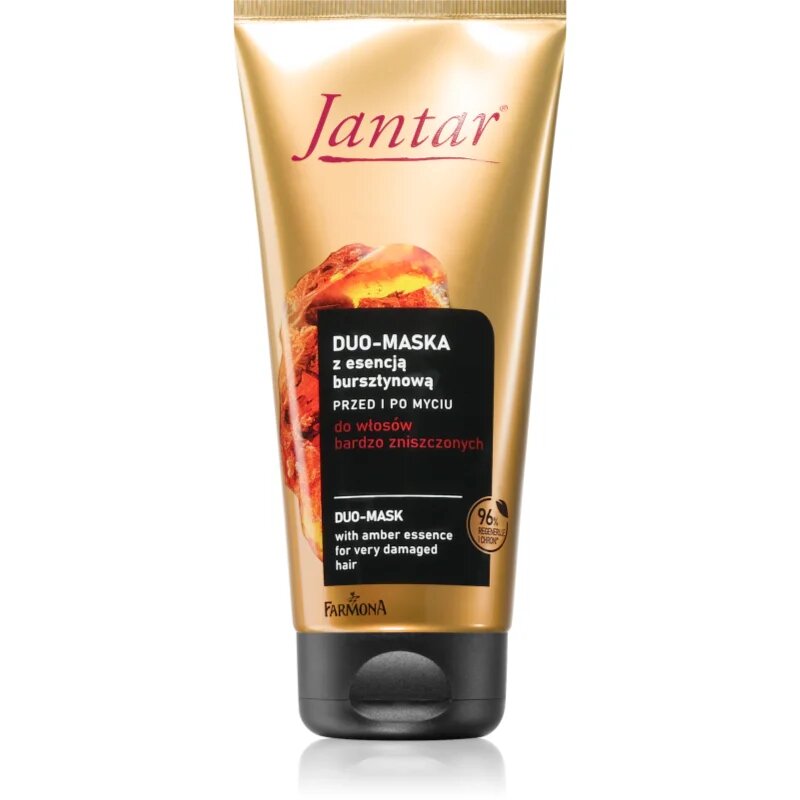 Farmona Jantar Amber Essence helyreállító hajpakolás töredezett károsult hajra 200 ml