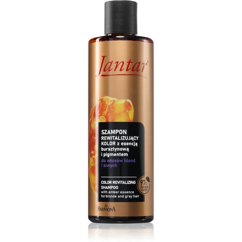 Farmona Jantar Amber Essence revitalizáló sampon szőke és ősz hajra 300 ml