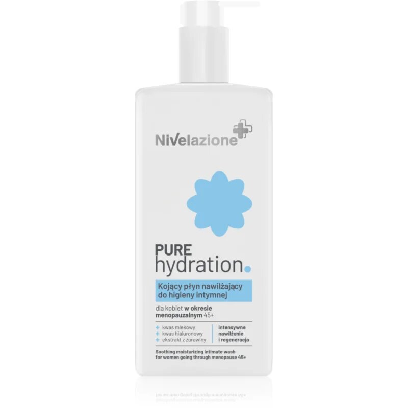 Farmona Nivelazione Soothing Moisturizing Intimate Wash gél az intim higiéniára elősegíti a komfortérzetet a menopauza során 45+ 260 ml