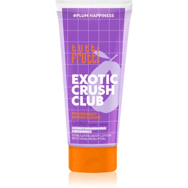 Farmona Tutti Frutti Exotic Crush Club testápoló tej A.H.A.-val (Alpha Hydroxy Acids) 200 ml