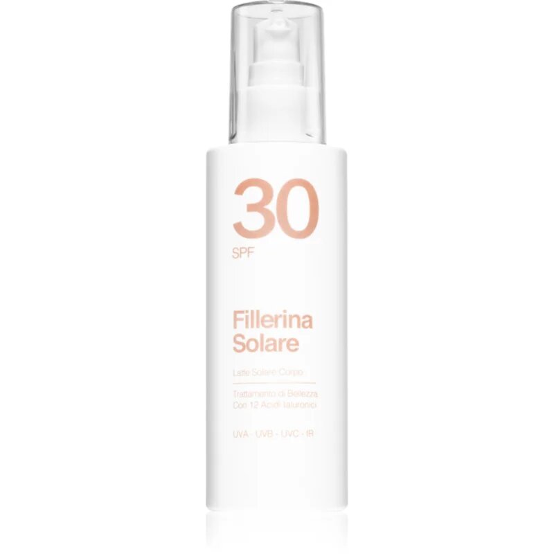Fillerina Sun Beauty Body Sun Milk napozó testkrém SPF 30 150 ml