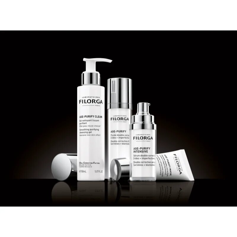 FILORGA AGE-PURIFY FLUID ránctalanító fluid kombinált és zsíros bőrre 50 ml