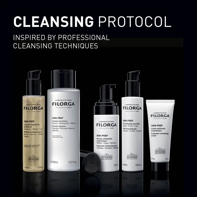 FILORGA SKIN PREP MICELLAR SOLUTION micellás víz az arcra és a szemekre 400 ml