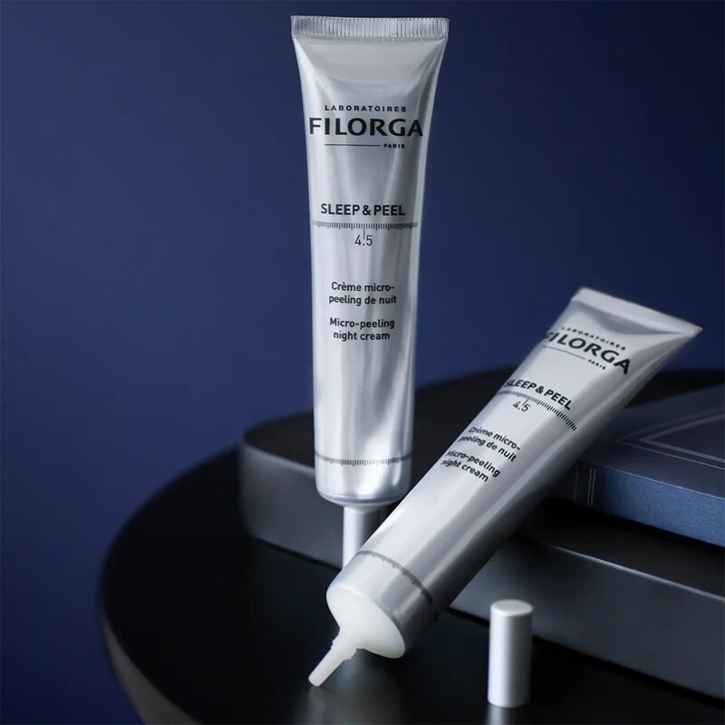 FILORGA SLEEP & PEEL 4.5 megújító éjszakai krém A.H.A.-val (Alpha Hydroxy Acids) 40 ml