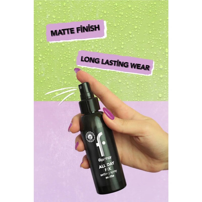 flormar All Day Fix Matte mattító fixáló spray alapozóra 125 ml