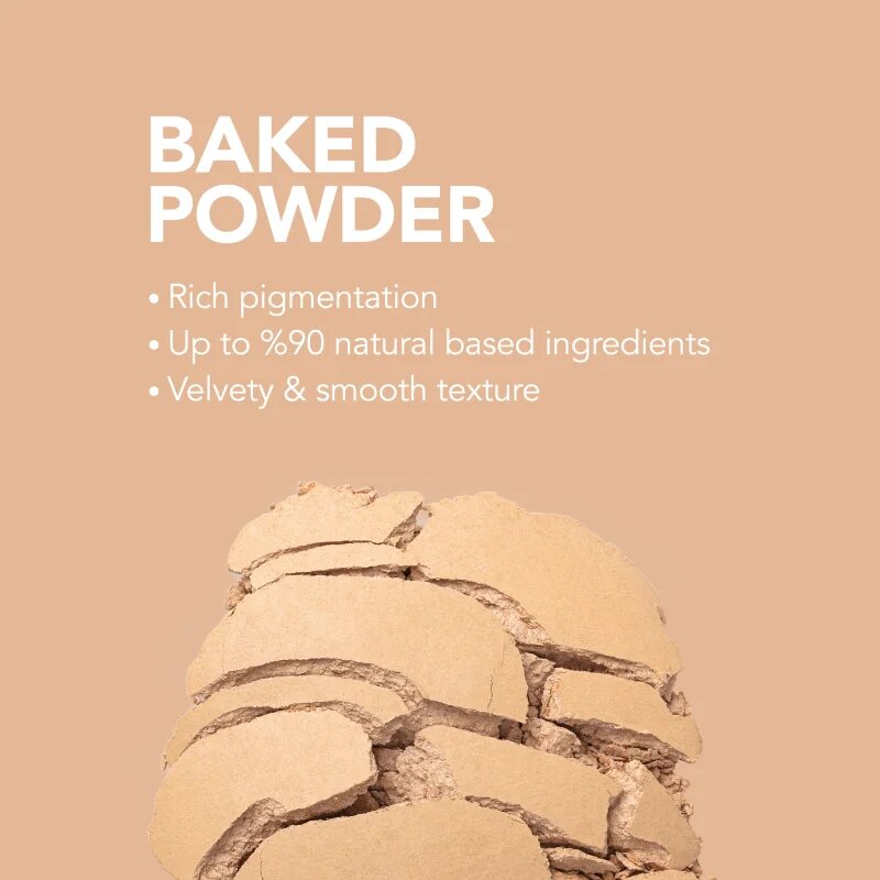 flormar Baked Powder égetett élénkítő púder árnyalat 020 Soft Beige 9 g