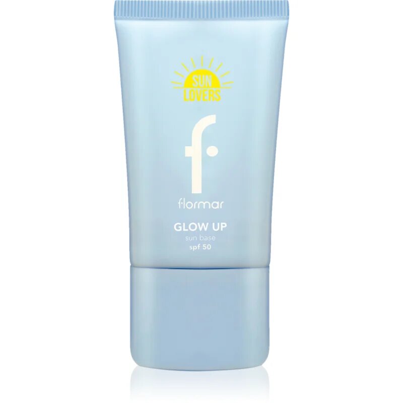 flormar Glow Up Sun Base SPF 50 hidratáló bázis alapozó alá az élénk bőrért SPF 50 40 ml