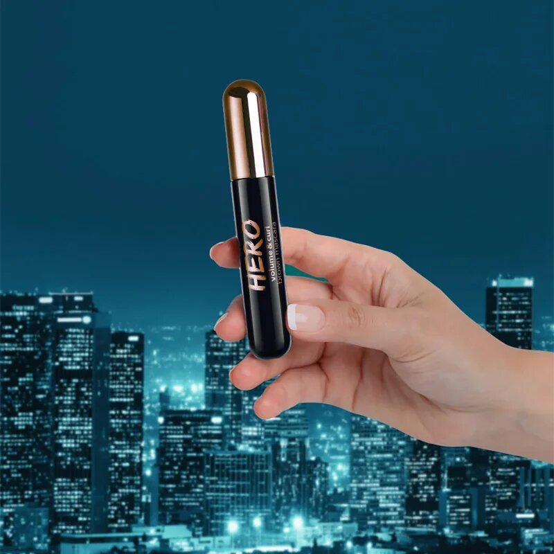 flormar Hero Volume & Curl Mascara dúsító és göndörítő szempillaspirál Brown 10 ml
