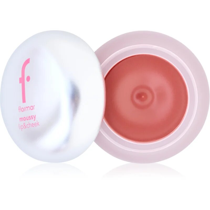 flormar K-Spirit Moussy Lip&Cheek multifunkcionális smink ajkakra és arcra árnyalat 001 Marshmallow Pink 5 g