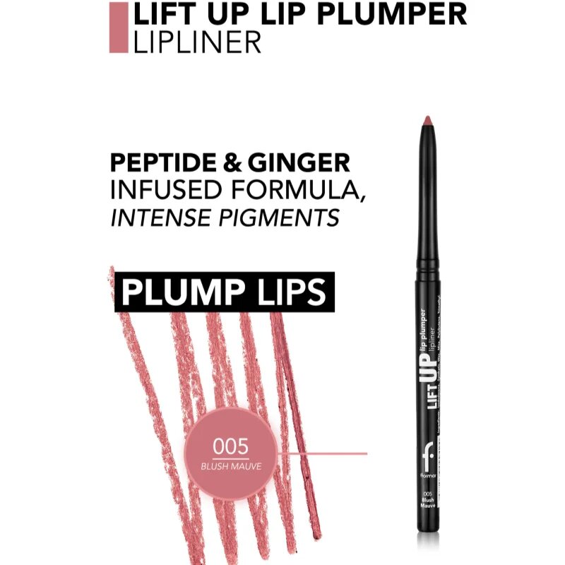 flormar Lift Up Lip Plumper Lipliner tartós szájceruza nagyobbító hatás árnyalat 005 - Blush Mauve 0.35 g