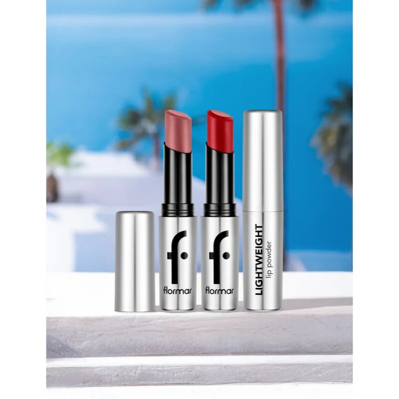 flormar Lightweight Lip Powder Lipstick Ultra matt hosszantrató rúzs árnyalat 002 New Day 3 g